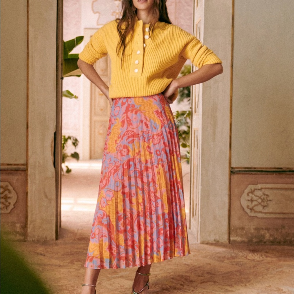 NWT Sezane dune skirt Size 2